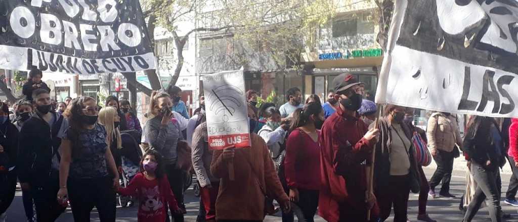 El Polo Obrero provocó caos vehicular en el Centro 