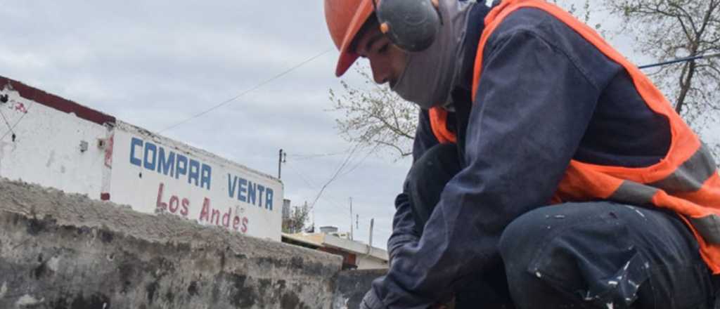 Así avanzan las obras sobre la Paso de Los Andes en Godoy Cruz