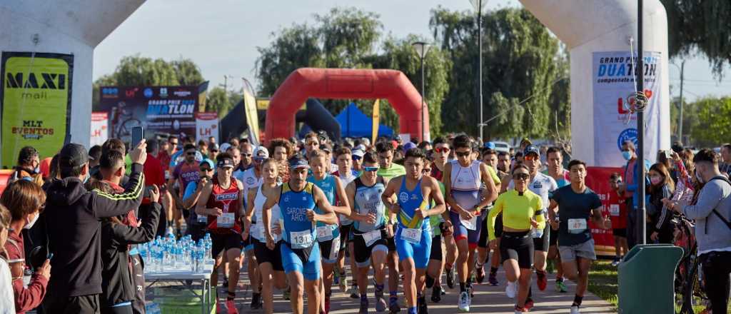 Las Heras abrió el Gran Prix de Duatlón en el Parque de la Familia