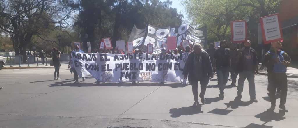 Otra marcha del Polo Obrero en el Centro generó caos