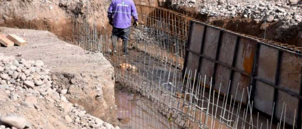 Guaymallén suma obras hídricas en El Sauce