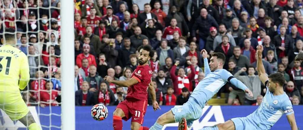 Klopp celebró el gol de Salah y lo comparó con Messi y Cristiano