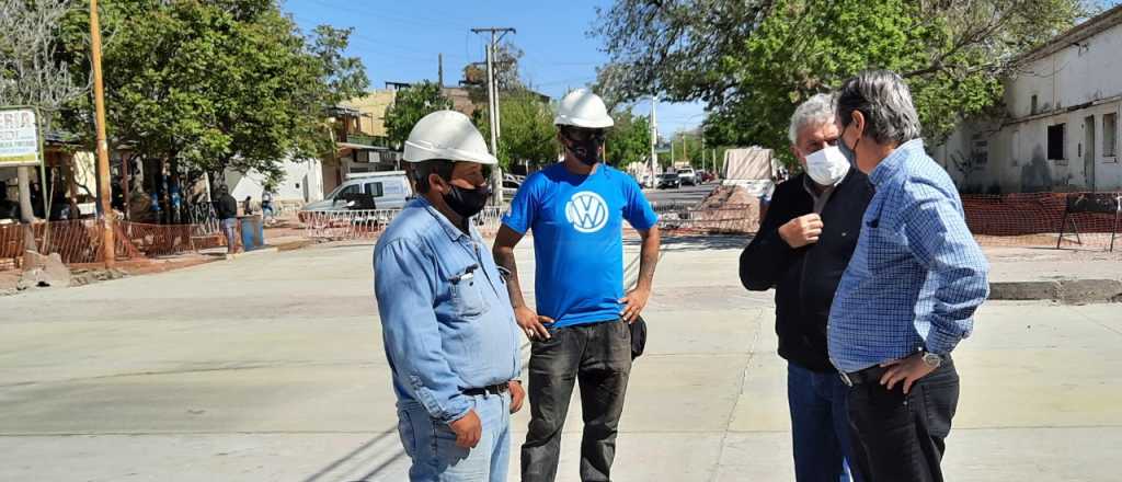 Emir Félix recorrió gran parte de las obras de San Rafael