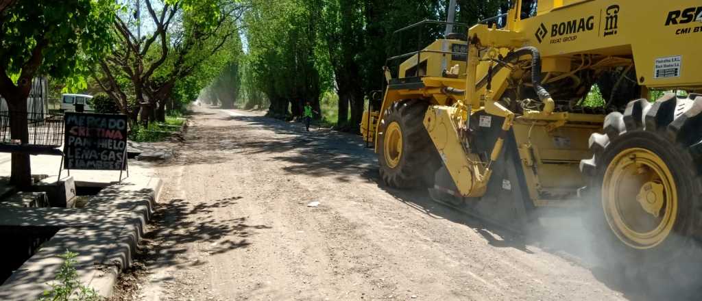 San Rafael comenzó las tareas para asfaltar la avenida Adolfo Calle