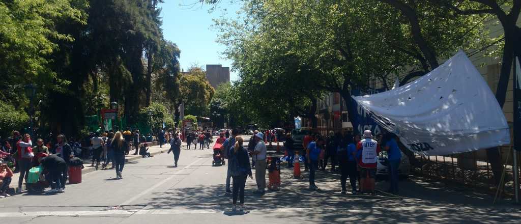 Video: el Centro fue un caos por una marcha piquetera