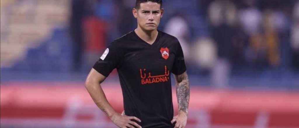 James Rodríguez debutó de la peor manera en Qatar