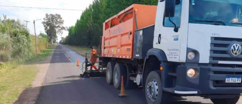 Comenzó la pavimentación de calle "G" en General Alvear