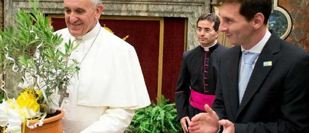 Qué le regaló Messi al Papa Francisco