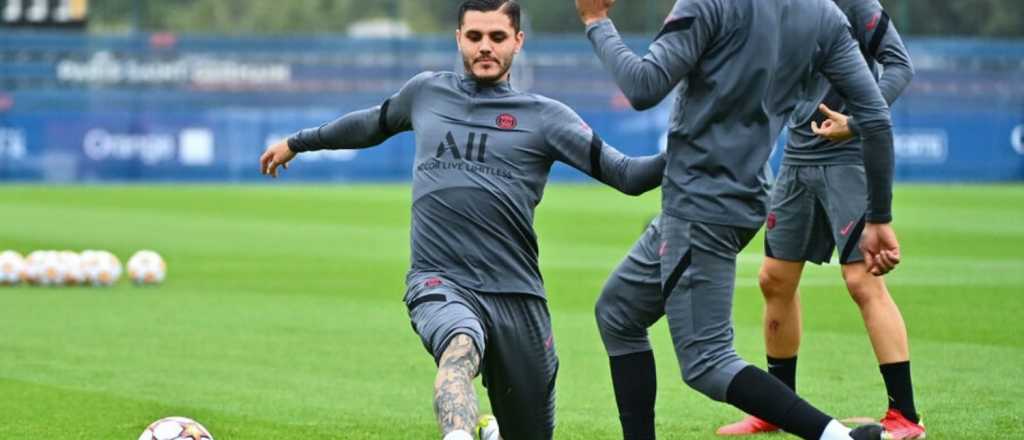 Mauro Icardi volvió a entrenarse con el PSG