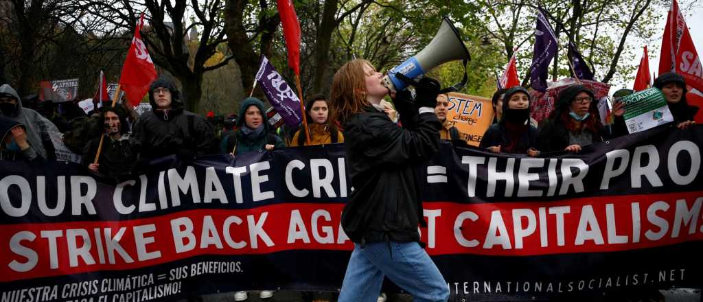 Protestas en Glasgow por la "Justicia climática"