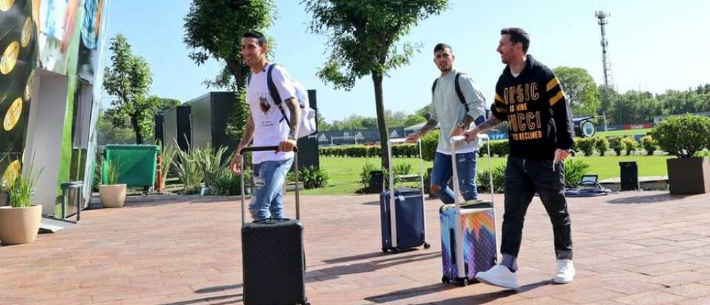 Messi arribó a Argentina para los compromisos ante Brasil y Uruguay