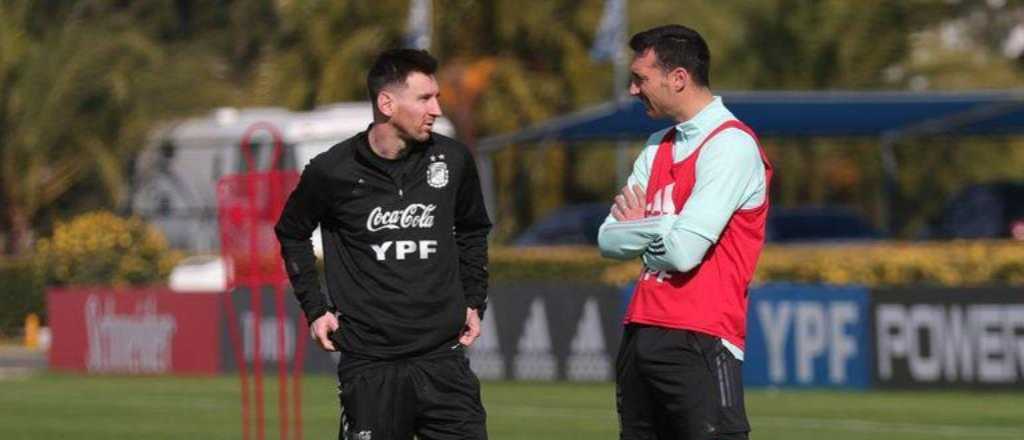 Scaloni dijo que Messi "es mucho mejor jugador que antes"