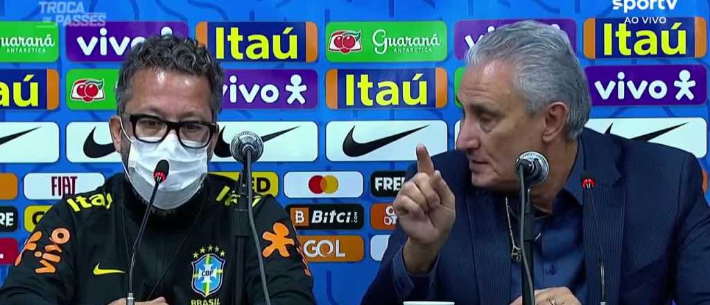 Explotó Tite: "Es imposible no ver el codazo de Otamendi"