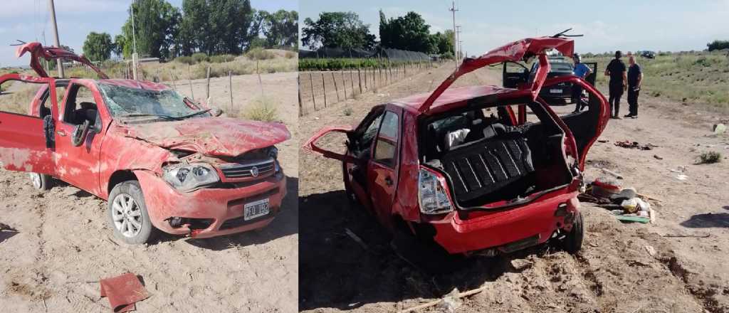 Una mujer murió al volcar con su auto en ruta 40 a la altura de Ugarteche