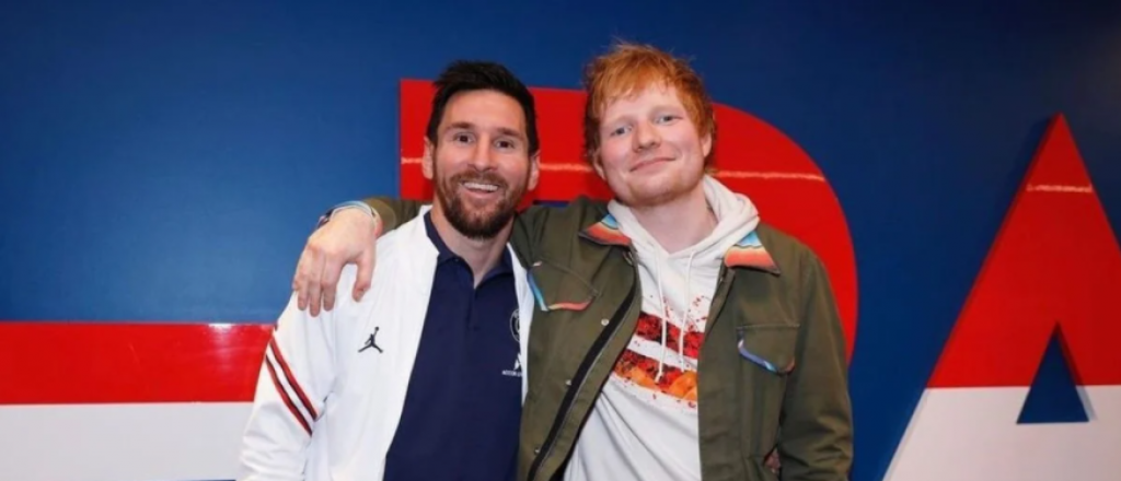 El mensaje de Ed Sheeran a Antonela Roccuzzo por la foto con Messi