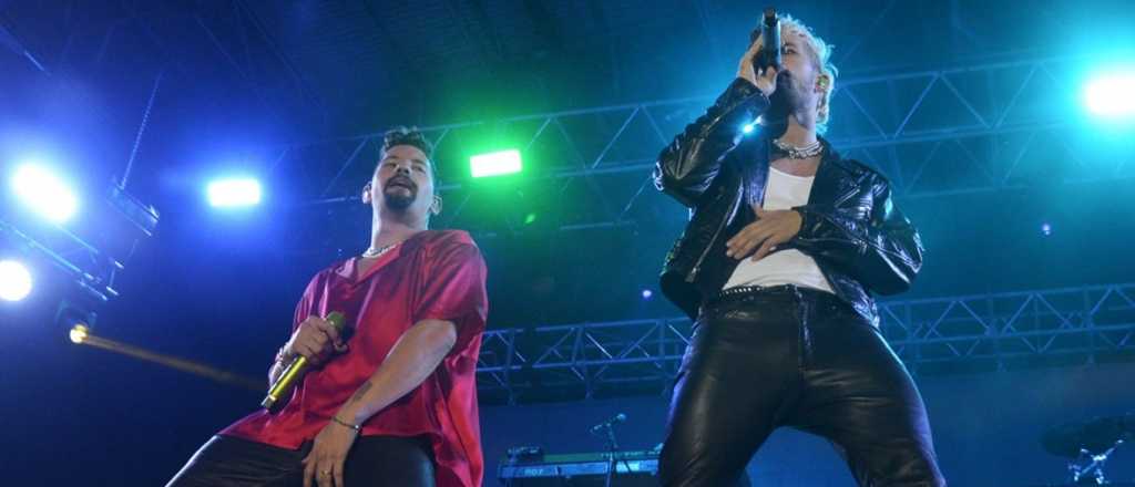 Mau y Ricky hicieron bailar a los mendocinos con su show