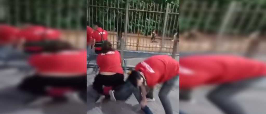 Videos: tensión e intento de saqueo en un Átomo de Luján