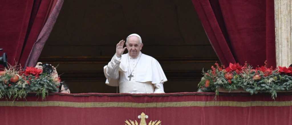 En su mensaje navideño, Francisco pidió "paz y concordia"