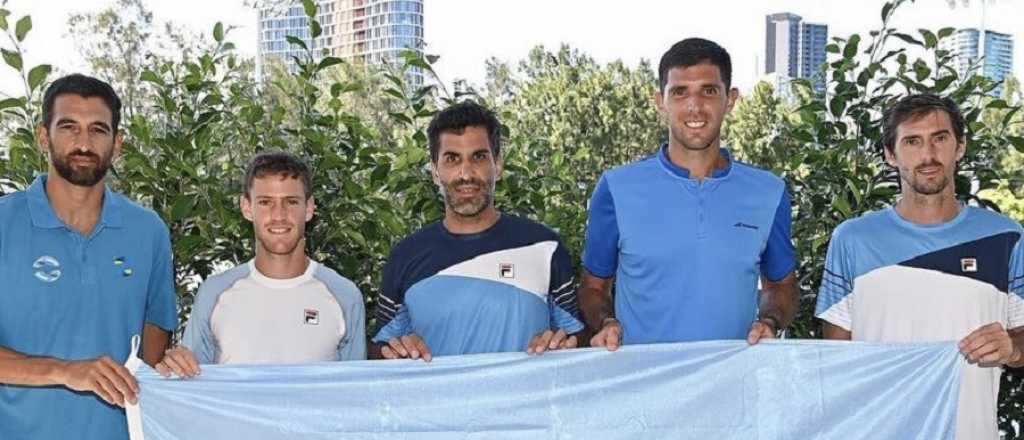 Argentina debutó en la ATP Cup con un curioso triple 6-1, 6-2