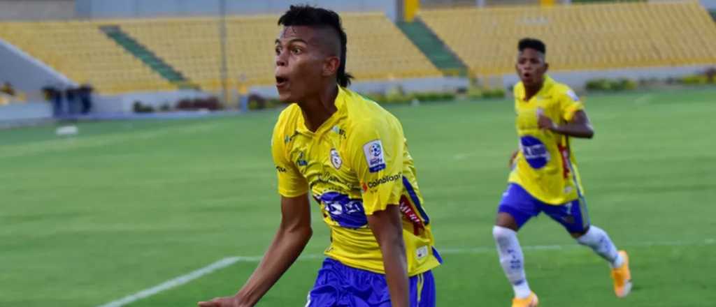 Kalazán Suárez, lateral colombiano de 19 años, nuevo refuerzo del Tomba