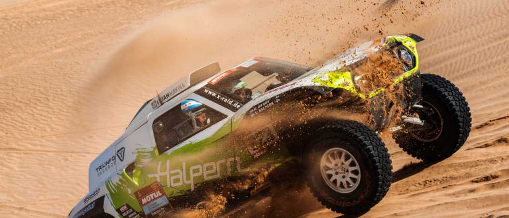 Halpern dentro del Top 10 del Dakar 