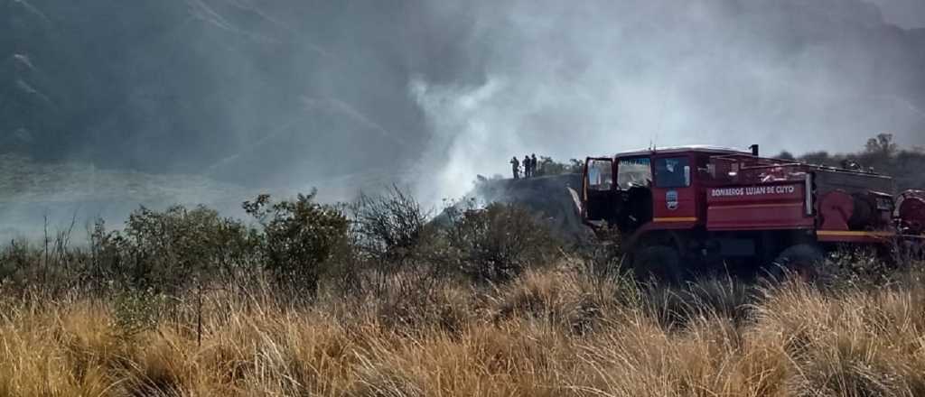 Hicieron un asado en Cacheuta y provocaron un incendio