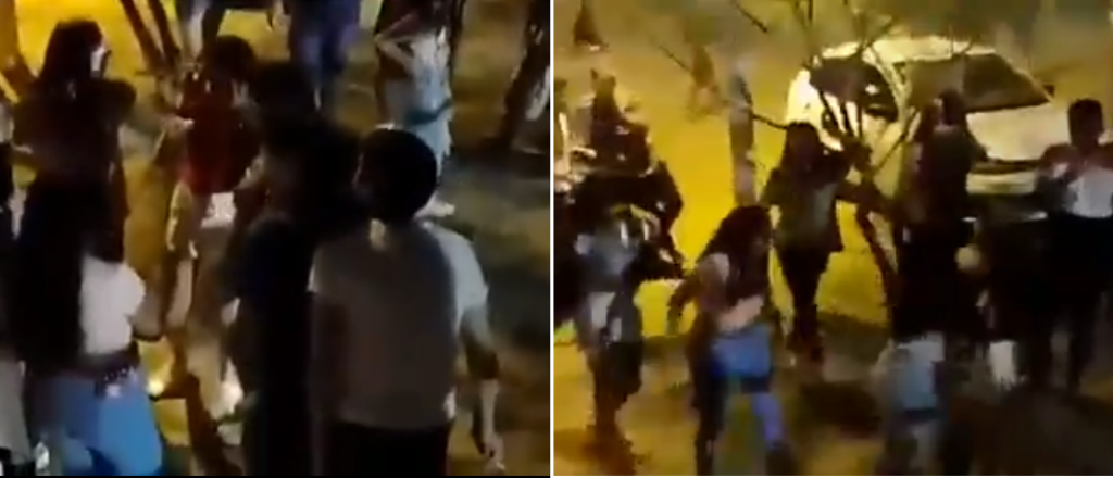 Video: una adolescente fue golpeada por tres chicas en La Paz