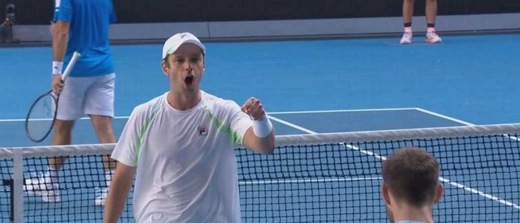 Zeballos pisó firme en el dobles de Australia y está en cuartos