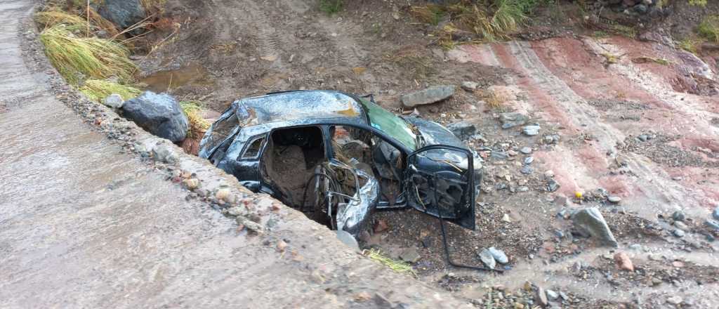 "¡Hay niños!", desesperados gritos en medio del alud en Potrerillos