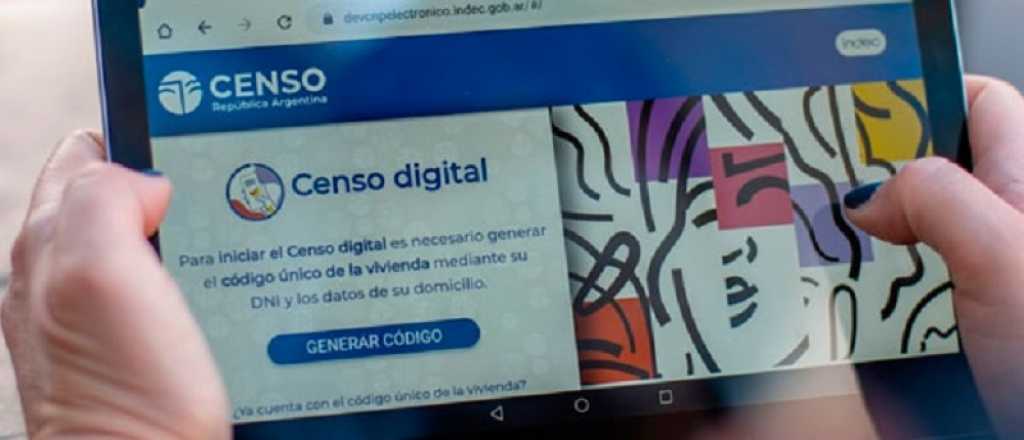 Los mendocinos podrán completar el Censo 2022 de forma digital