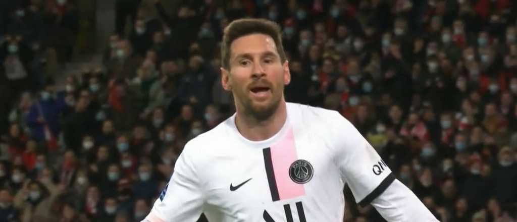 Locura total por el "sutil" golazo de Messi en la goleada del PSG