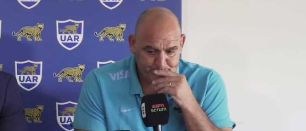 "Es difícil": así se quebró Ledesma al anunciar su renuncia de Los Pumas