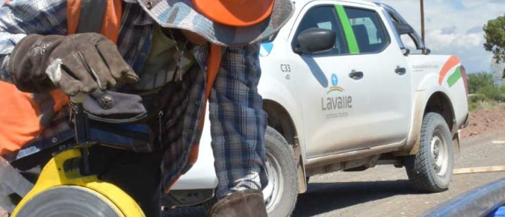 Agua potable: avanza la construcción del acueducto en Lavalle