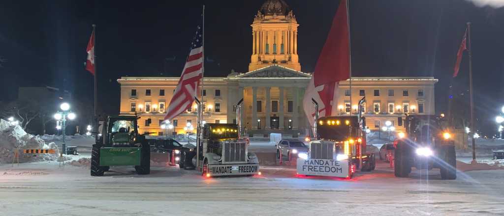 Trudeau pierde contra los camioneros en Canadá