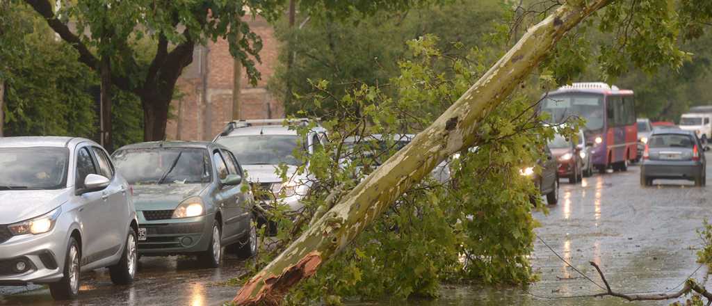 Suspendieron las clases en Mendoza por la tormenta