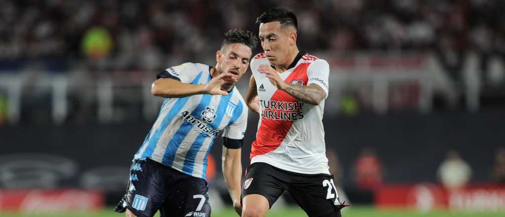 River se durmió y Racing se lo empató en un partidazo