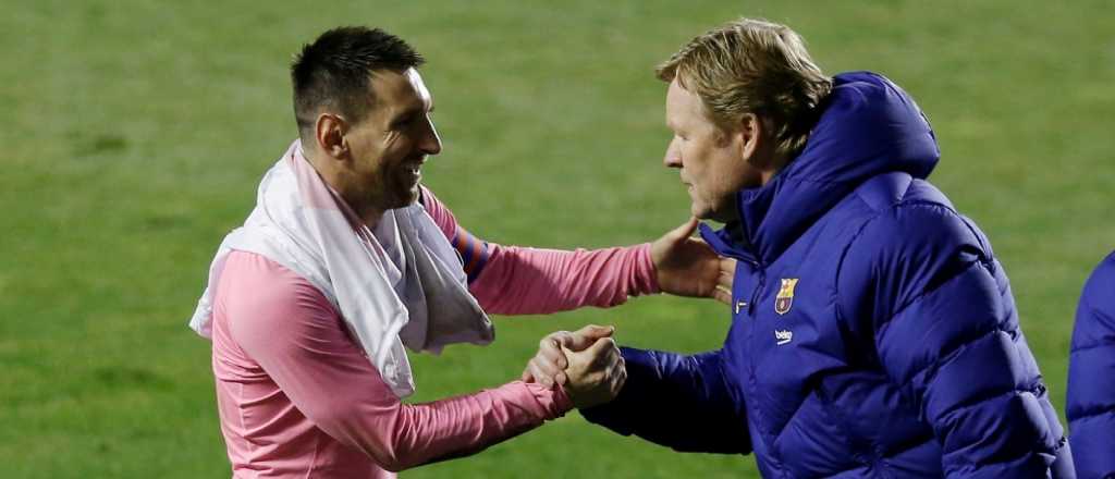 Reapareció Koeman, habló de Messi y despertó sospechas en Barcelona