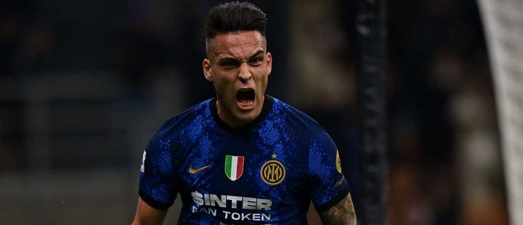 Demoledor, Lautaro Martínez anotó un triplete y el Inter recuperó la cima