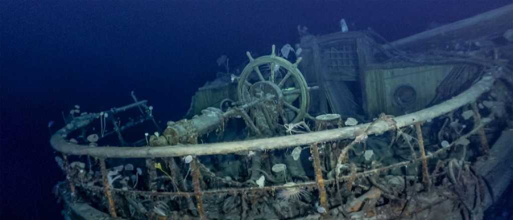 Video: hallan casi intacto un barco en la Antártida, perdido en 1915