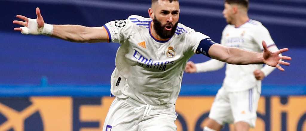 Benzema, orgulloso por haber superado a una leyenda argentina