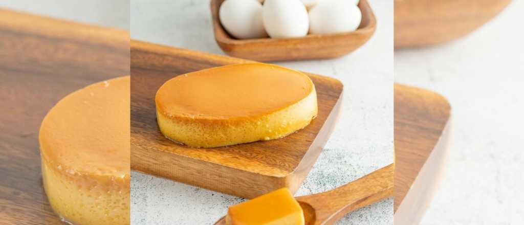 Flan de coco y almendras sin azúcar, rápido y delicioso