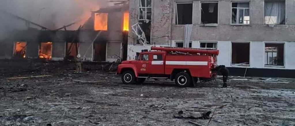 Al menos 21 muertos por bombardeos rusos en Merefa