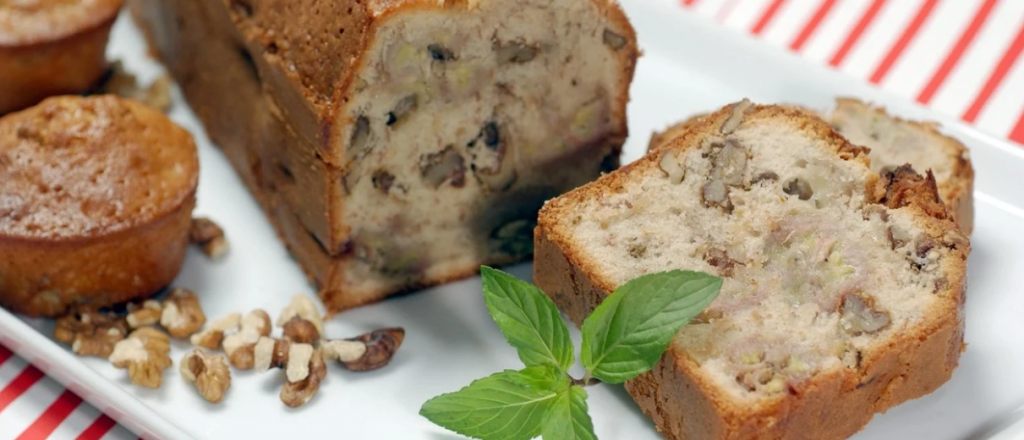 Así podés hacer un budín de banana sin leche 