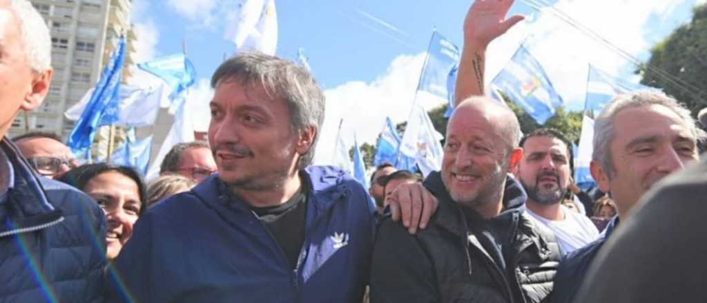 Alejado del presidente, Máximo encabeza una masiva marcha de La Cámpora a Plaza de Mayo