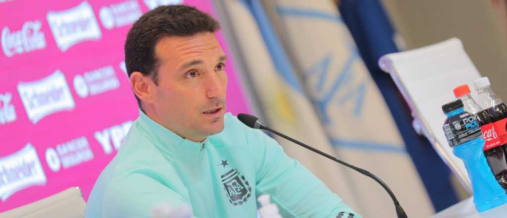 La advertencia de Scaloni sobre el supuesto retiro de Messi