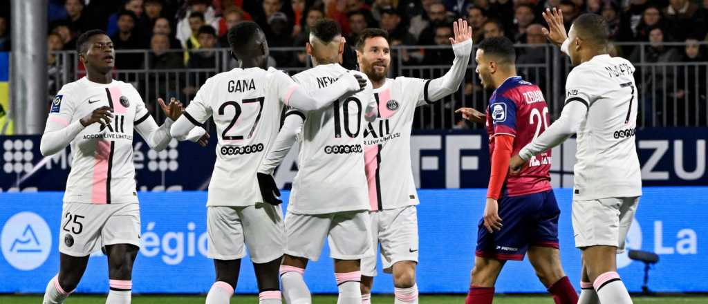 Show de Messi y tripletes de Neymar y Mbappé para la goleada del PSG