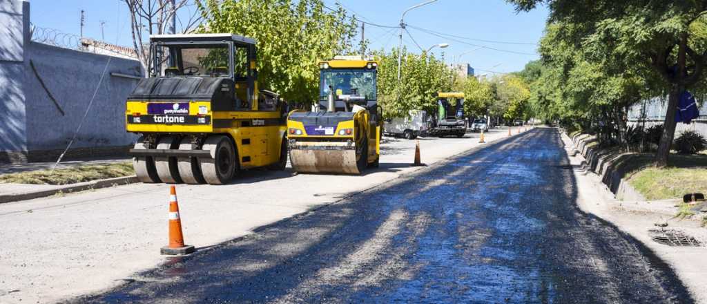 Guaymallén ensanchó la calle Teurlay de Villa Nueva