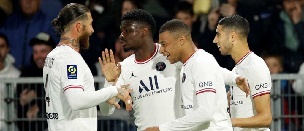 Sin Messi, PSG goleó al Angers pero no pudo gritar campeón