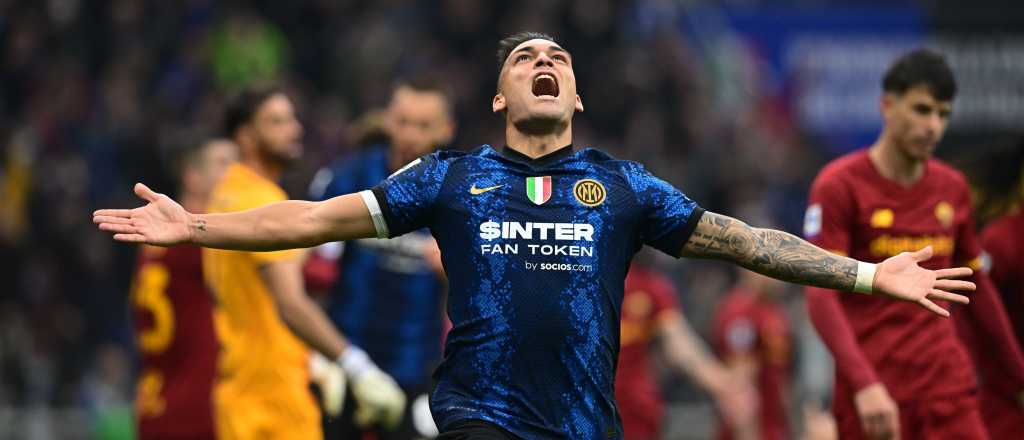 Con uno de Lautaro, Inter venció a la Roma y es único líder