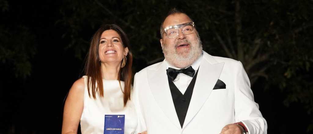 El casamiento de Lanata y Elba Marcovecchio con un invitado particular